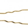 Шпильки для локонов, 50 шт, Ø1,20 х 65 мм, золотистые
