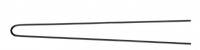 Шпильки для локонов ровные, 50 шт, Ø0,80 х 65 мм, черные