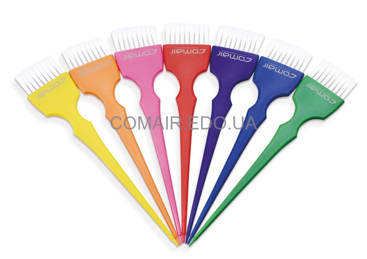 Пензлик для фарбування волосся "Rainbow", середній 21*4.4*0.63 см