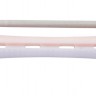 Коклюшки длинные  Ø 7 двухцветные белый/розовый