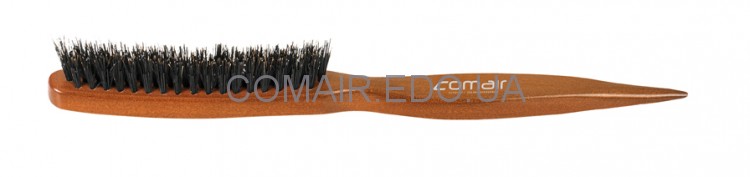 Щітка для начісування волосся, 3-рядна, натуральна щетина кабана