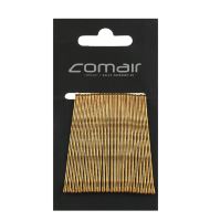 Невидимки для волосся Pretty Fashion, хвилясті 6 см, золотисті (24 шт.)