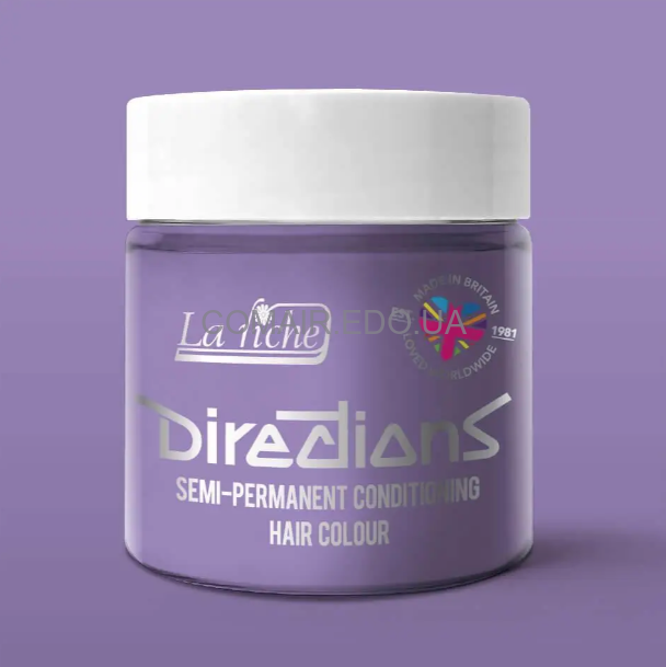 Пігмент для волосся прямої дії Directions Lilac, бузкова, 100 мл.