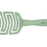 Щітка для волосся, гнучка, зелена Comair Verde, велика 