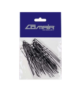 Шпильки для локонів Comair хвилясті, 50 шт, Ø 0,55 х 45 мм, чорні