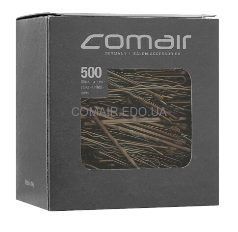 Невидимки для волосся Pretty Fashion, хвилясті, 6 см, коричневі (500 шт.)