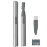 Тример для брів, волосся в носі та вухах Pencil-slim, сріблястий