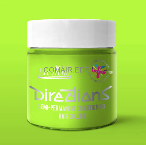 Фарба для волосся прямої дії DIRECTIONS Fluorescent Lime, 100 мл.