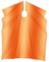 Накидка "Stonewash" на крючках оранжевая 120x140 cm