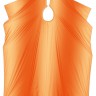 Перукарська накидка на крючках Stonewash, помаранчева, 120*140 см