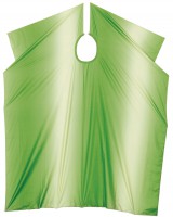 Перукарська накидка на крючках Stonewash, зелена 120*140 см