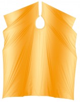 Перукарська накидка на крючках Stonewash, жовта 120*140 см