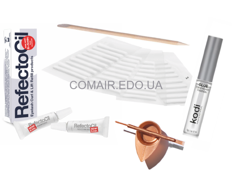 Набір для ламінування, ліфтингу вій з одноразовими валиками RefectoCil (18 послуг)